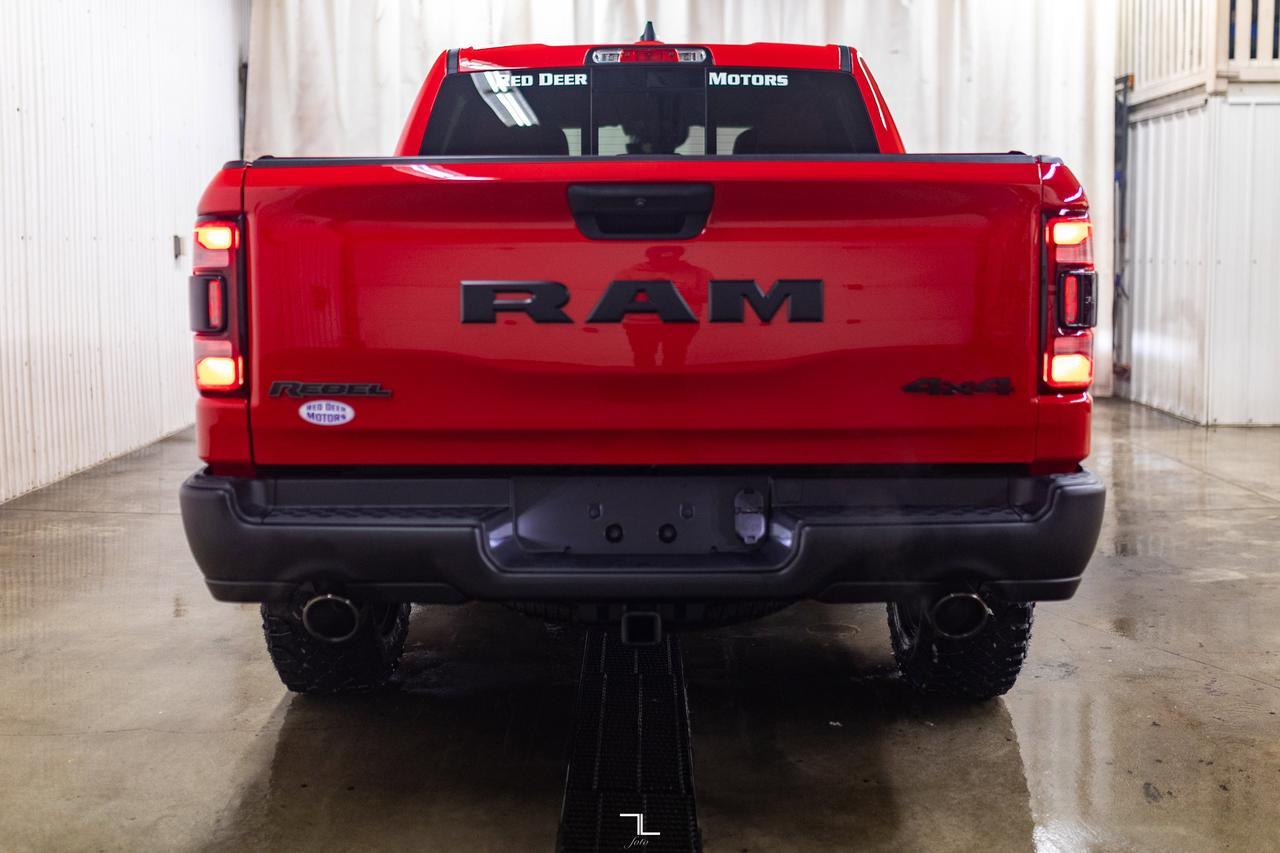 2024 Ram 1500 4x4 Crew Cab Rebel Nav BCam Red Deer AB