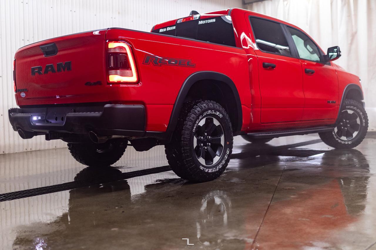 2024 Ram 1500 4x4 Crew Cab Rebel Nav BCam Red Deer AB