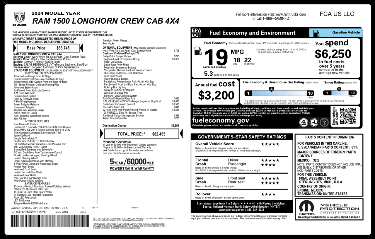 2024 Ram 1500 Longhorn Knoxville TN