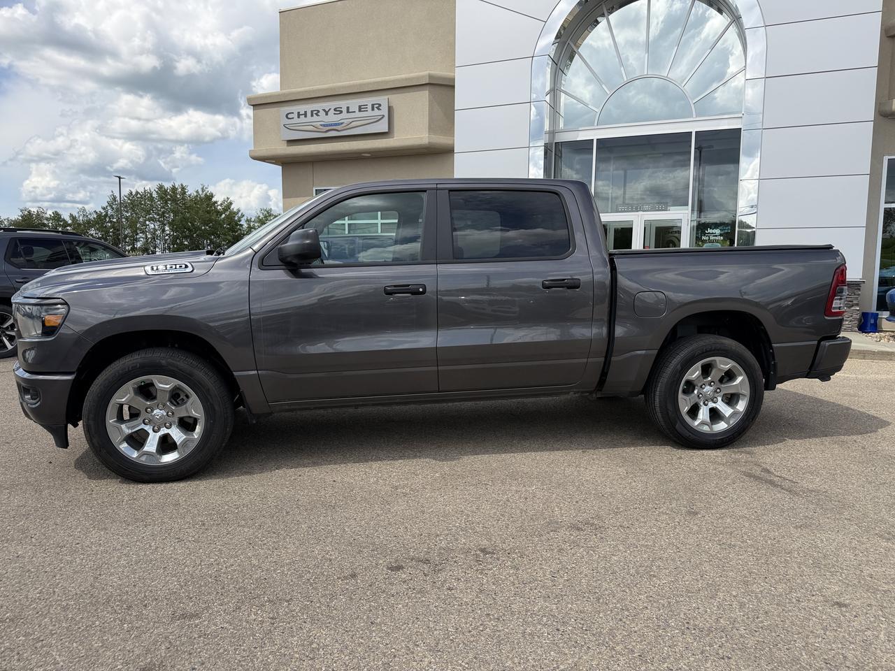 2024 Ram 1500 Tradesman Crew Cab 4x4 | Low KMs | V8 | NAV | Rearview Camera | Towing | Keyless Entry | 20IN Wheels Redwater AB