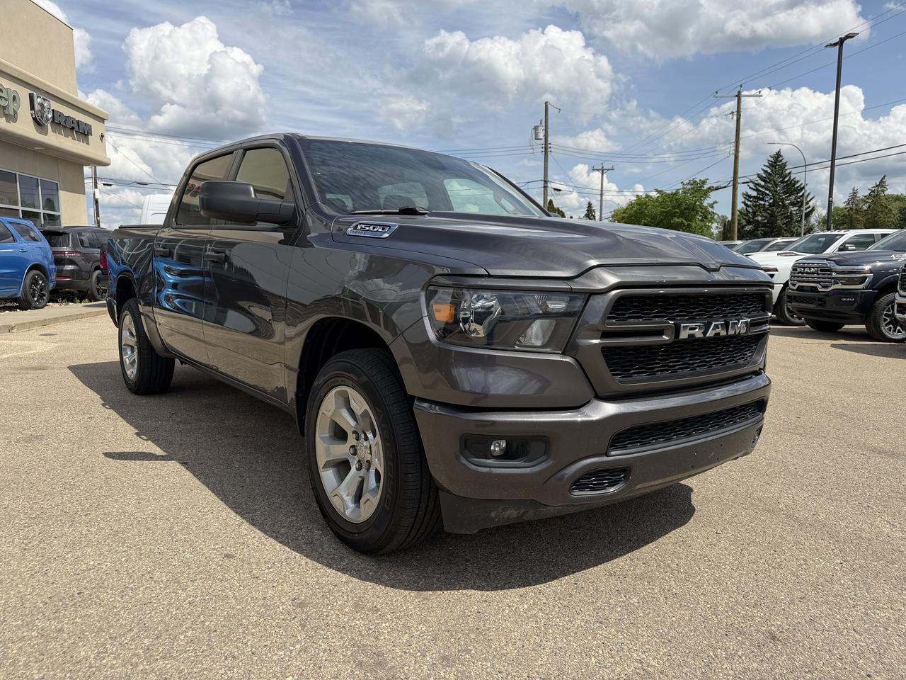 2024 Ram 1500 Tradesman Crew Cab 4x4 | Low KMs | V8 | NAV | Rearview Camera | Towing | Keyless Entry | 20IN Wheels Redwater AB