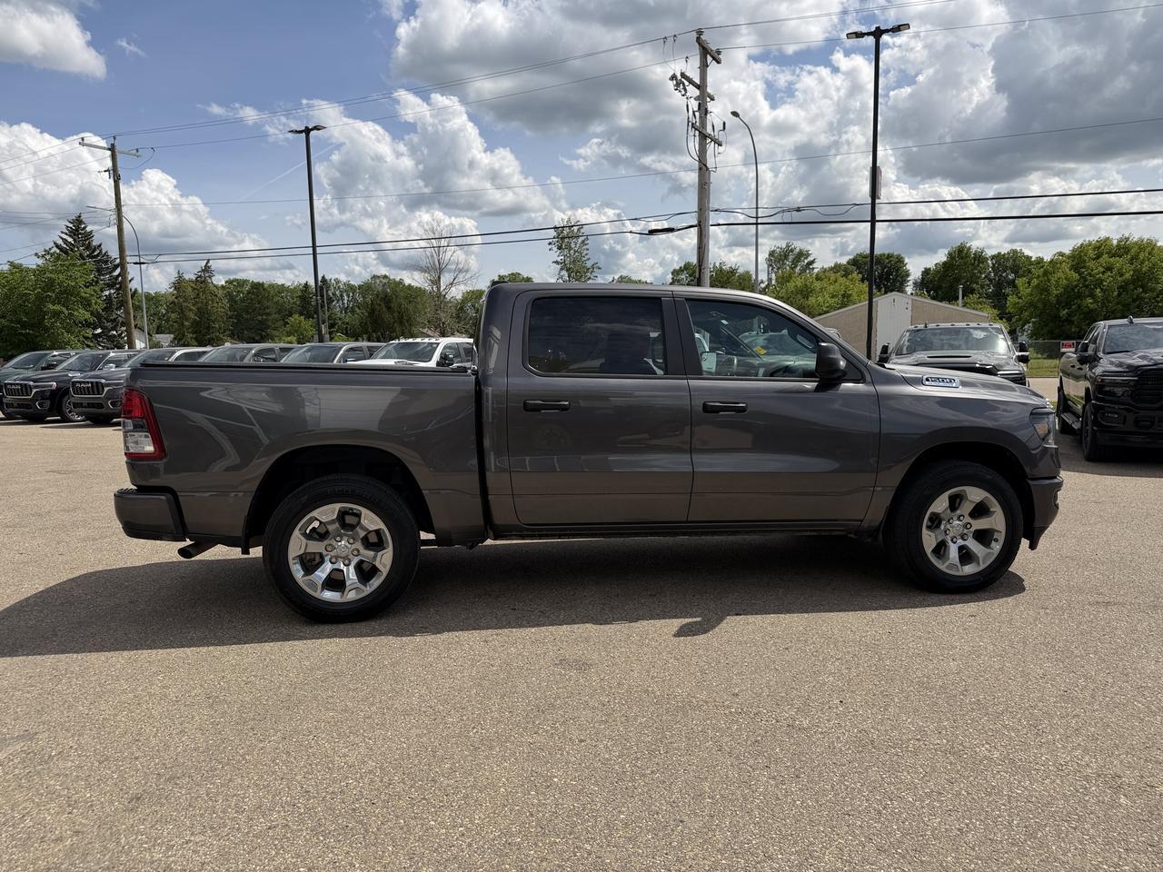 2024 Ram 1500 Tradesman Crew Cab 4x4 | Low KMs | V8 | NAV | Rearview Camera | Towing | Keyless Entry | 20IN Wheels Redwater AB