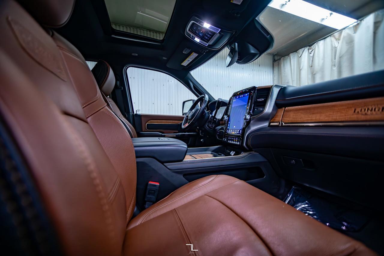 2024 Ram 2500 4x4 Crew Cab Longhorn Diesel Leather Roof Nav BCam Red Deer AB