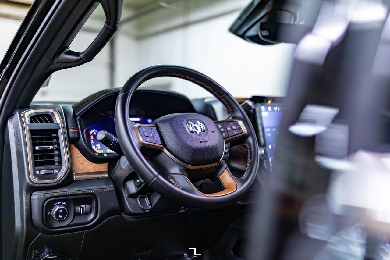 2024 Ram 2500 4x4 Crew Cab Longhorn Diesel Leather Roof Nav BCam Red Deer AB