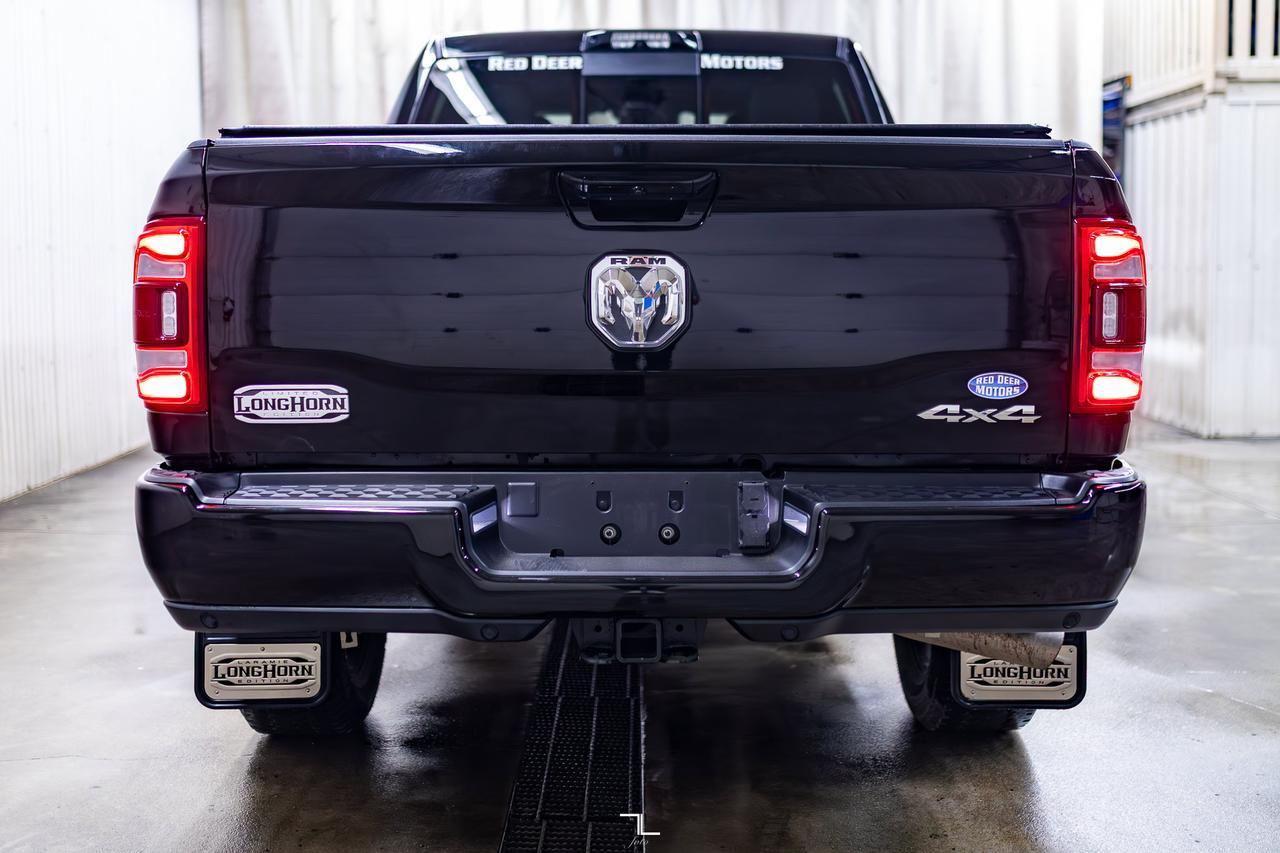 2024 Ram 2500 4x4 Crew Cab Longhorn Diesel Leather Roof Nav BCam Red Deer AB