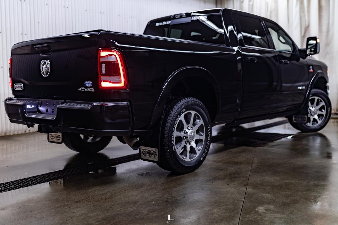 2024 Ram 2500 4x4 Crew Cab Longhorn Diesel Leather Roof Nav BCam Red Deer AB