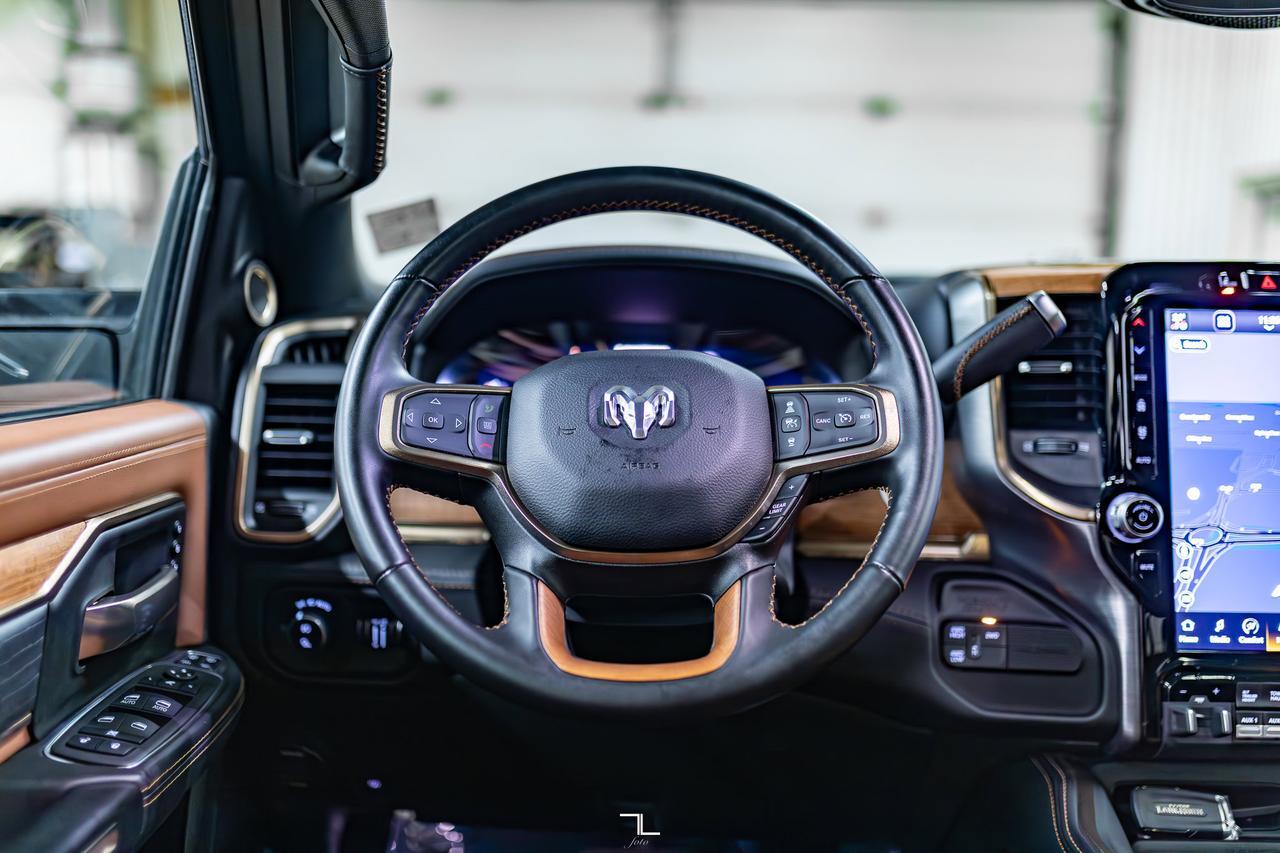 2024 Ram 2500 4x4 Crew Cab Longhorn Diesel Leather Roof Nav BCam Red Deer AB