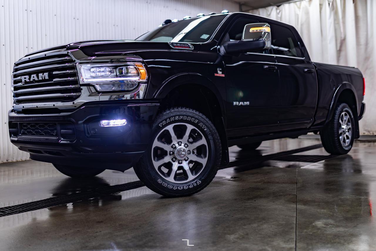 2024 Ram 2500 4x4 Crew Cab Longhorn Diesel Leather Roof Nav BCam Red Deer AB