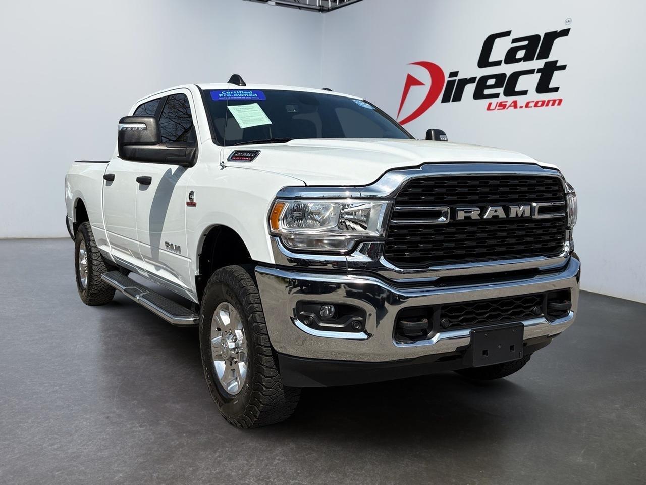 2024 Ram 2500 Big Horn, TOW PACKAGE, BACKUP CAMERA WITH PARKING SENSORS, REMOTE ENTRY, MOPAR GRILLE, APPLE CARPLAY/ANDROID AUTO, HEATED SEATS, ONLY 1 OWNER, CLEAN CARFAX, RIDE BIG IN THIS RAM BIG HORN