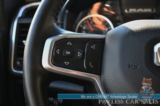 2024 Ram 2500 Laramie / 4X4 / Crew Cab / Turbo Diesel / Power Heated & Cooled Leather Seats / Heated Steering Wheel / NAV / Alpine Speakers / Blind Spot Alert / Seats 6 / Apple CarPlay & Android Auto / Back Up Camera / Tow Pkg / 1-Owner Anchorage AK