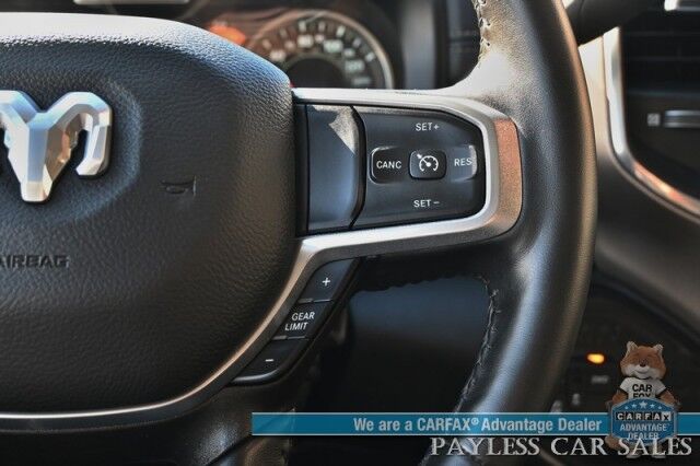 2024 Ram 2500 Laramie / 4X4 / Crew Cab / Turbo Diesel / Power Heated & Cooled Leather Seats / Heated Steering Wheel / NAV / Alpine Speakers / Blind Spot Alert / Seats 6 / Apple CarPlay & Android Auto / Back Up Camera / Tow Pkg / 1-Owner Anchorage AK
