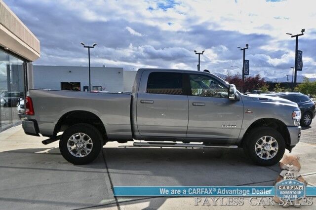2024 Ram 2500 Laramie / 4X4 / Crew Cab / Turbo Diesel / Power Heated & Cooled Leather Seats / Heated Steering Wheel / NAV / Alpine Speakers / Blind Spot Alert / Seats 6 / Apple CarPlay & Android Auto / Back Up Camera / Tow Pkg / 1-Owner Anchorage AK