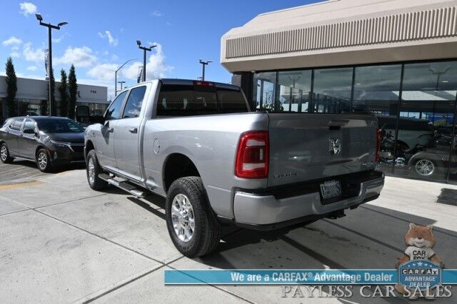 2024 Ram 2500 Laramie / 4X4 / Crew Cab / Turbo Diesel / Power Heated & Cooled Leather Seats / Heated Steering Wheel / NAV / Alpine Speakers / Blind Spot Alert / Seats 6 / Apple CarPlay & Android Auto / Back Up Camera / Tow Pkg / 1-Owner Anchorage AK