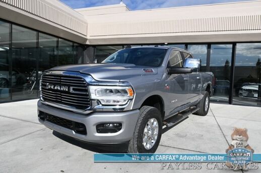 2024 Ram 2500 Laramie / 4X4 / Crew Cab / Turbo Diesel / Power Heated & Cooled Leather Seats / Heated Steering Wheel / NAV / Alpine Speakers / Blind Spot Alert / Seats 6 / Apple CarPlay & Android Auto / Back Up Camera / Tow Pkg / 1-Owner Anchorage AK