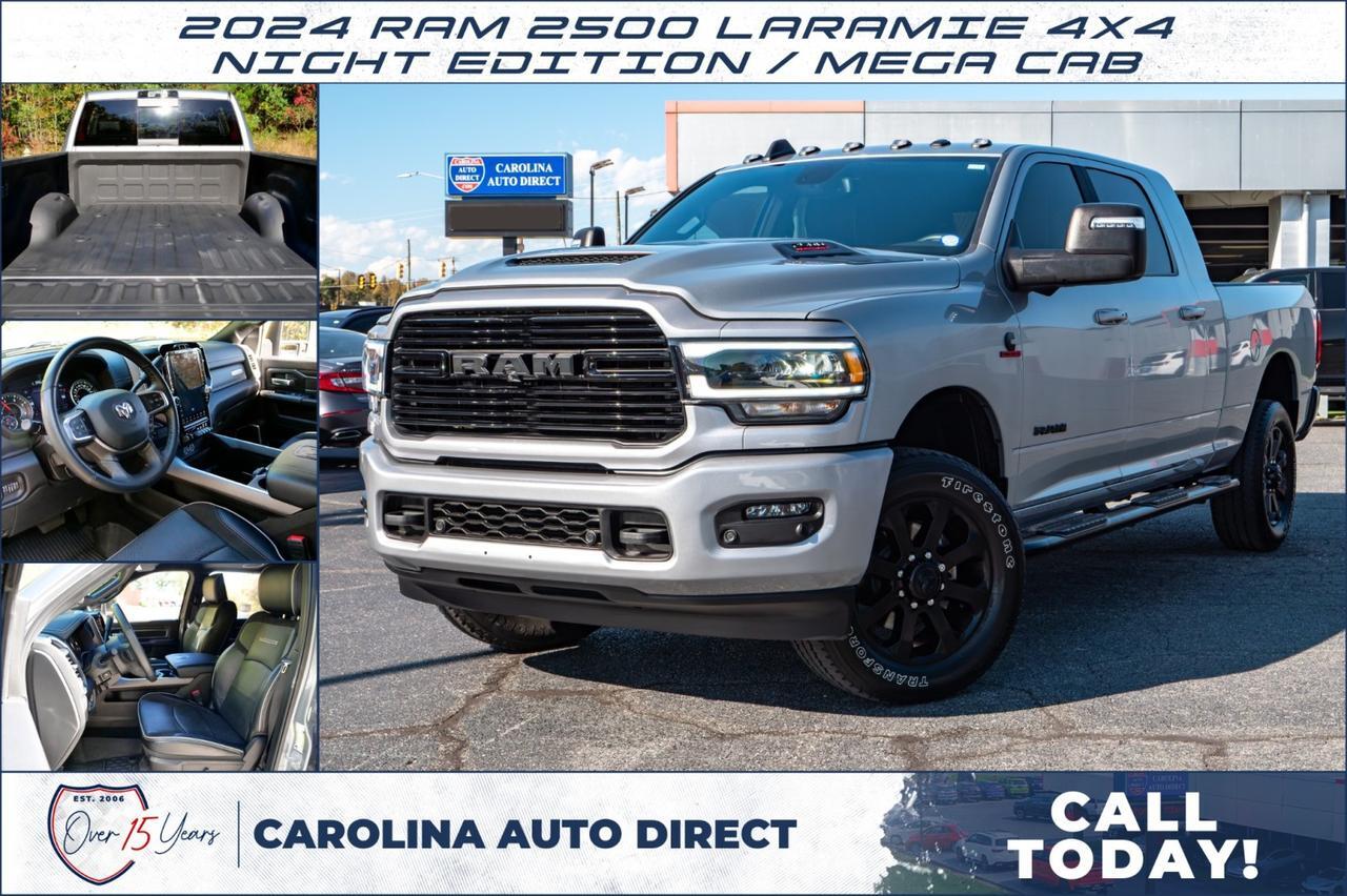 2024 Ram 2500 Laramie 4X4 / Night Edition / MEGA CAB / Turbo Diesel! Lincolnton NC