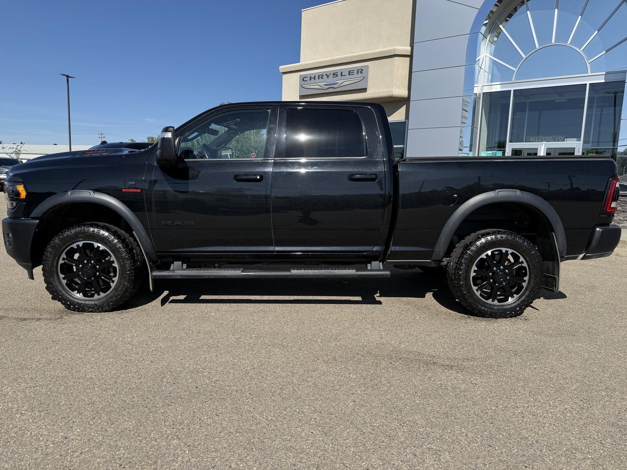 2024 Ram 2500 Rebel Crew Cab 4x4 | Cummins Diesel | Black Leather | Heated Vented | 12IN Touchscreen | NAV Redwater AB