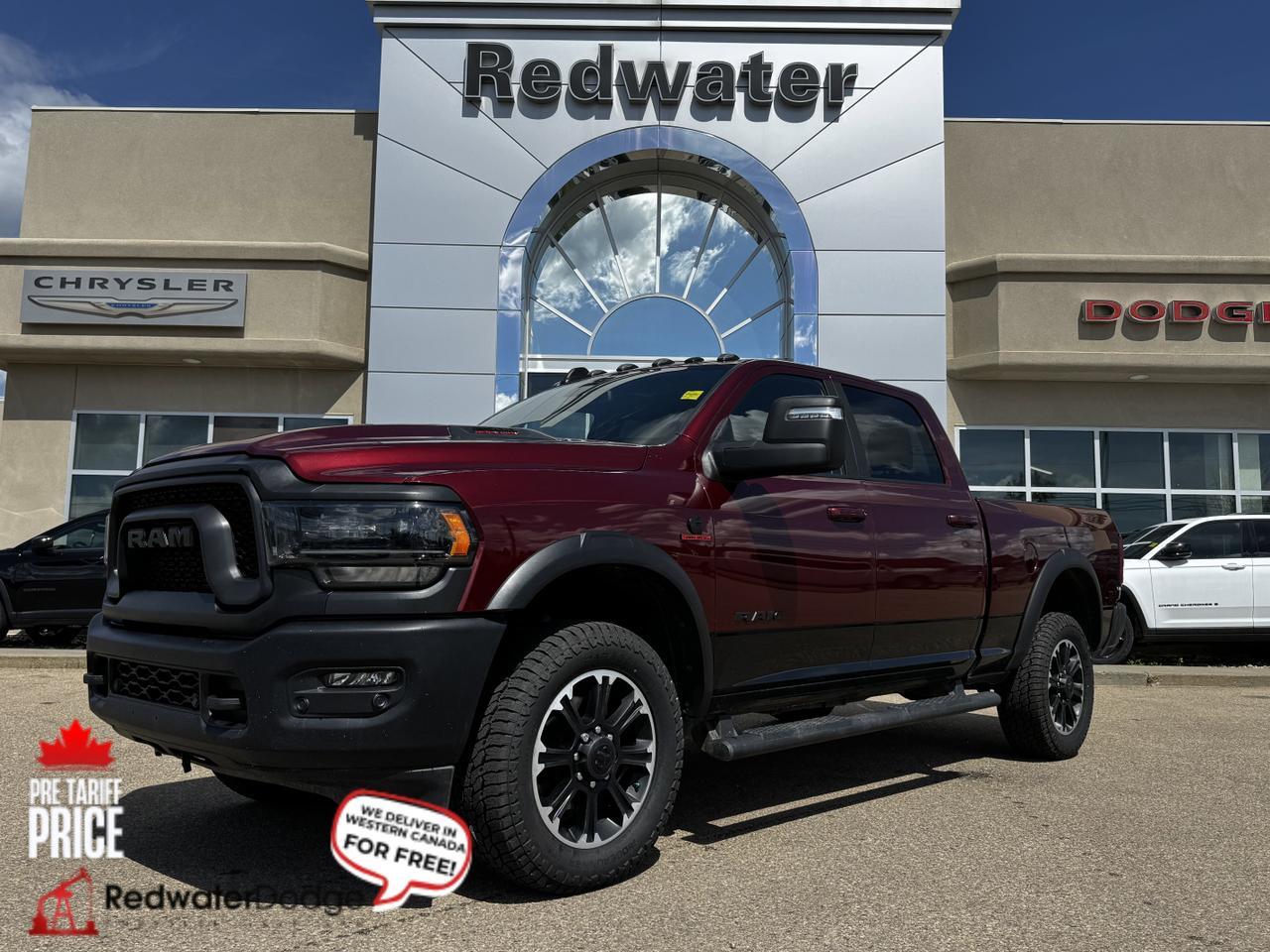 2024 Ram 2500 Rebel Crew Cab 4x4 | Cummins Diesel | Sunroof | Leather | Remote Start