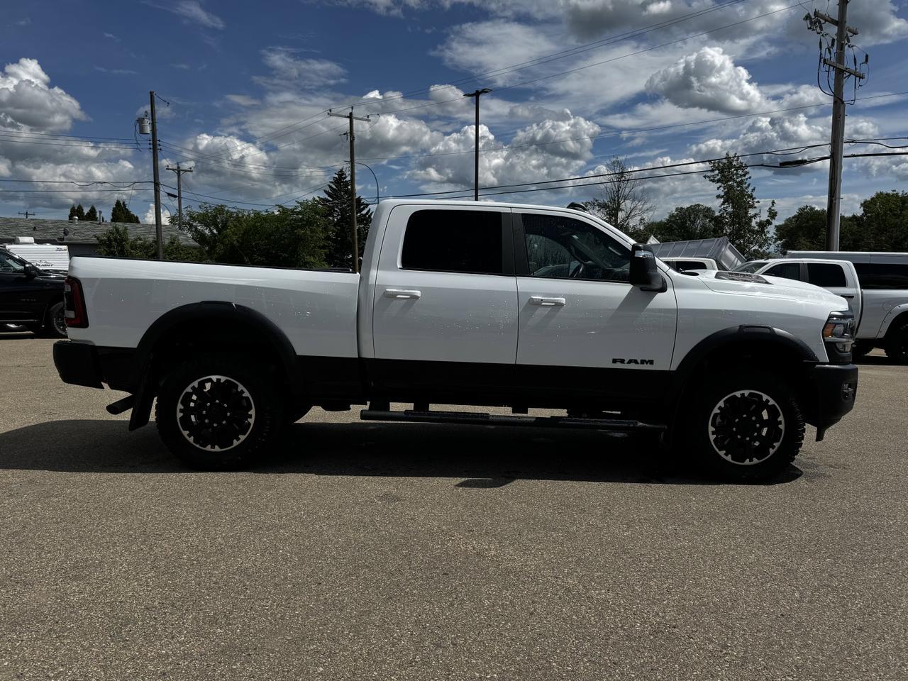 2024 Ram 2500 Rebel Crew Cab 4x4 | Low KMs | HEMI V8 | Towing | Leather | Heated Vented Seats | Sport Hood | NAV Redwater AB