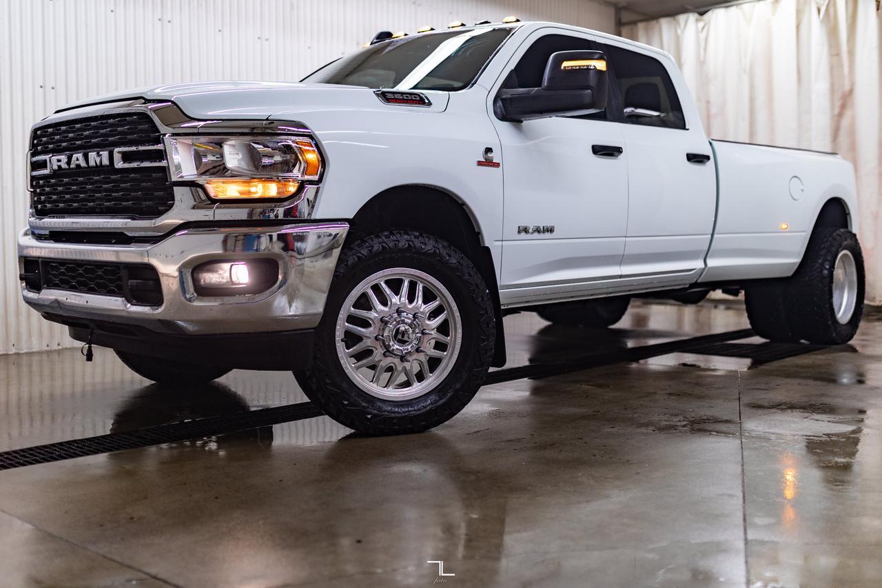 2024 Ram 3500 4x4 Crew Cab Big Horn Dually Diesel Nav BCam Red Deer AB