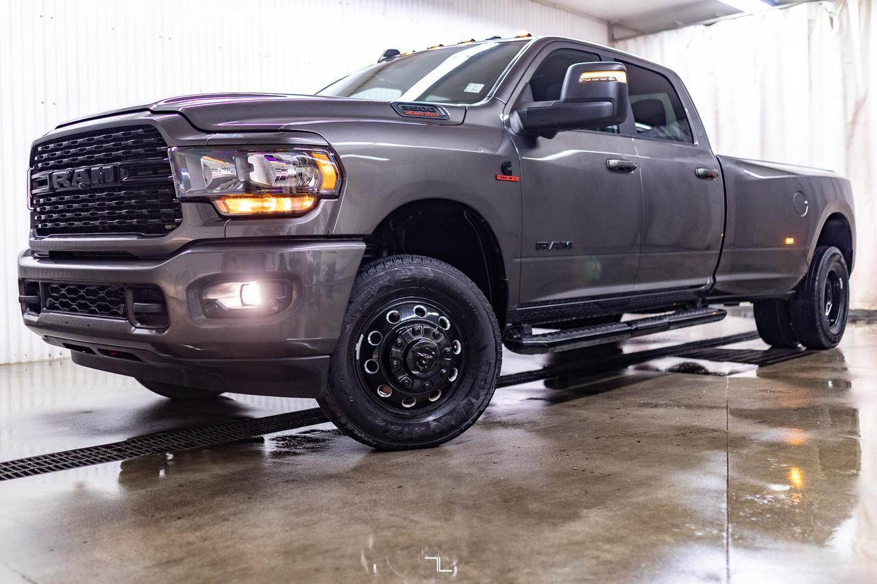 2024 Ram 3500 4x4 Crew Cab Big Horn Dually Diesel Nav BCam Red Deer AB