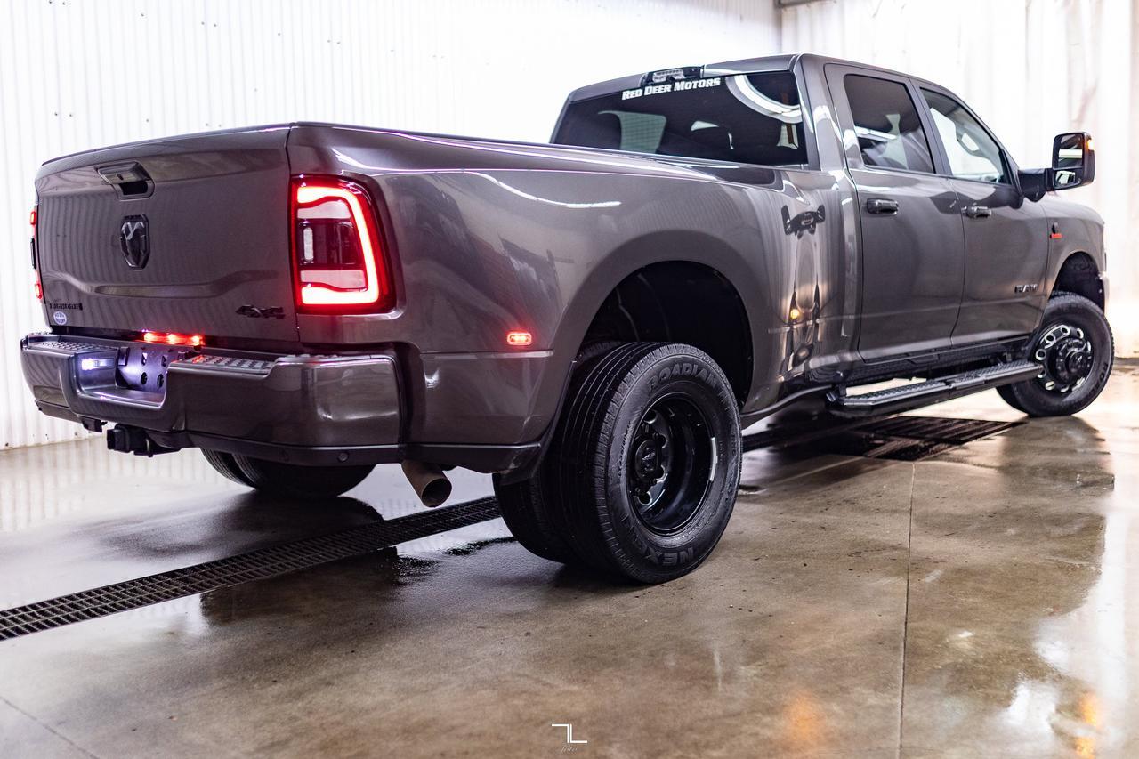 2024 Ram 3500 4x4 Crew Cab Big Horn Dually Diesel Nav BCam Red Deer AB