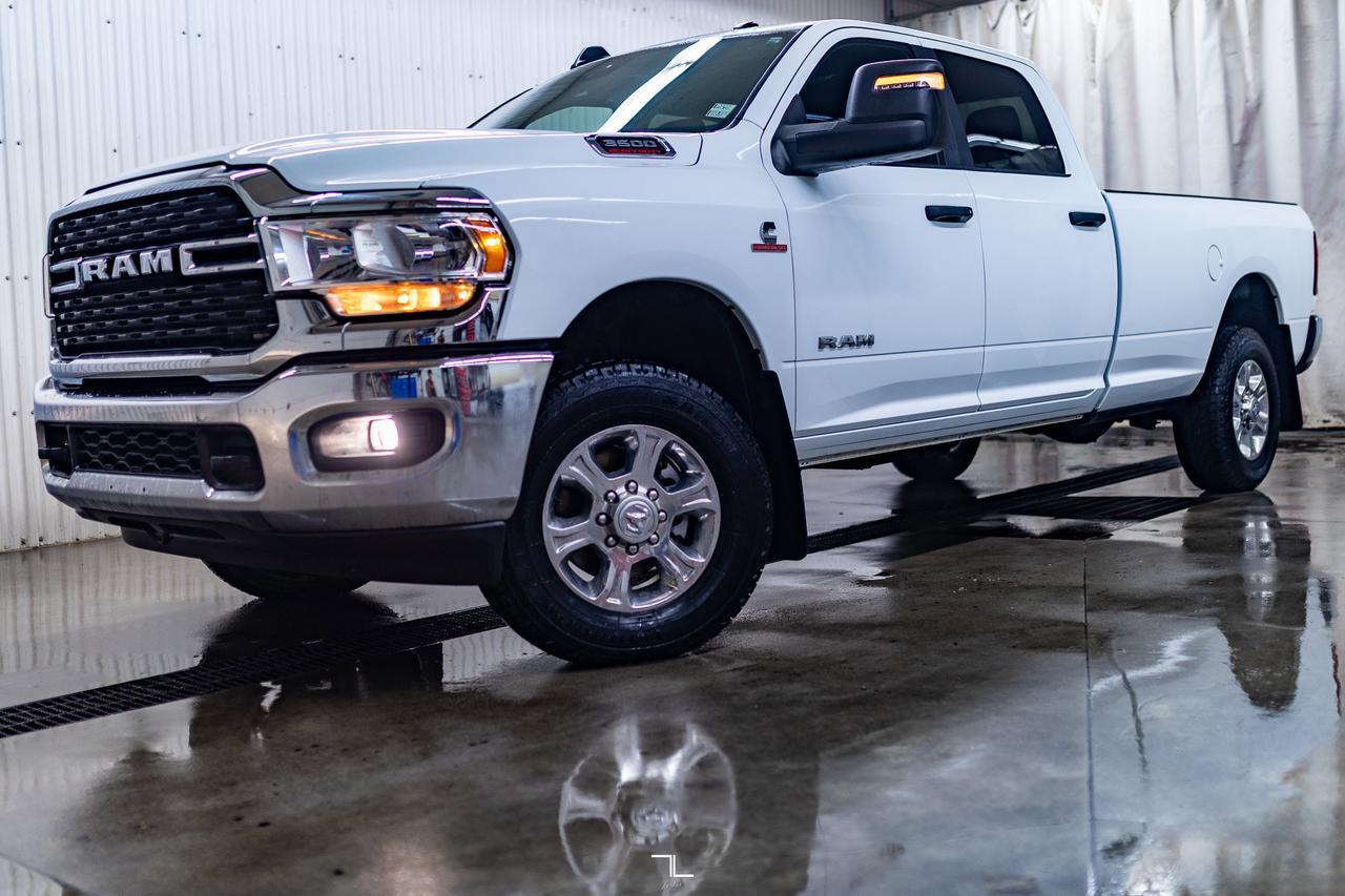 2024 Ram 3500 4x4 Crew Cab Big Horn Longbox Diesel AISIN BCam Red Deer AB