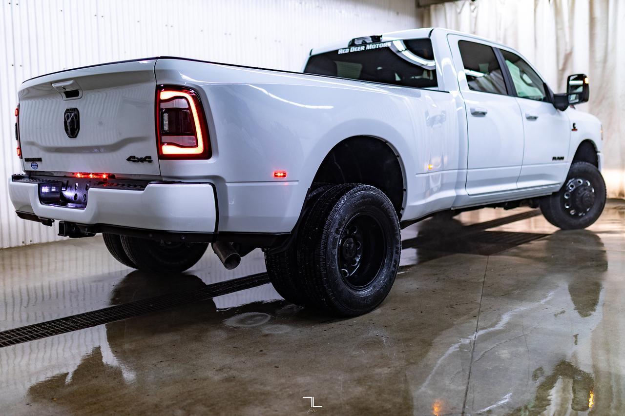 2024 Ram 3500 4x4 Crew Cab Big Horn Nigh Edition Dually Diesel Nav Red Deer AB