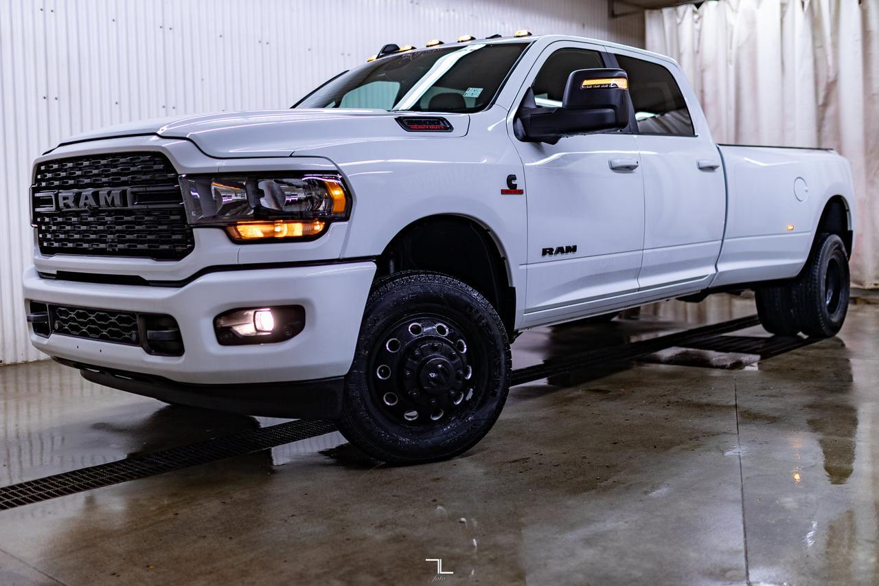 2024 Ram 3500 4x4 Crew Cab Big Horn Nigh Edition Dually Diesel Nav Red Deer AB