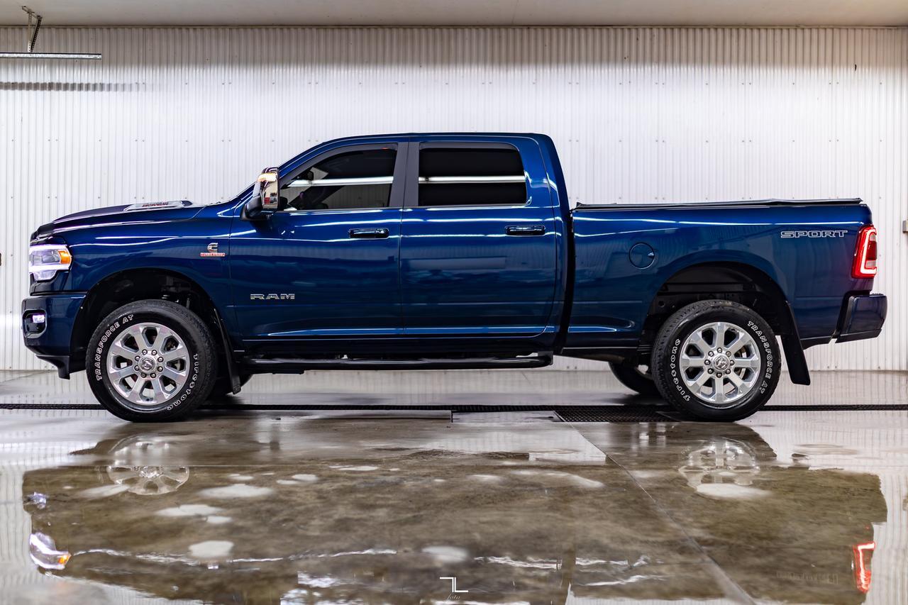 2024 Ram 3500 4x4 Crew Cab Laramie Diesel Leather Roof Nav BCam Red Deer AB