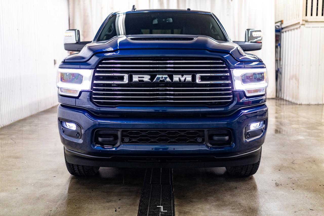 2024 Ram 3500 4x4 Crew Cab Laramie Diesel Leather Roof Nav BCam Red Deer AB