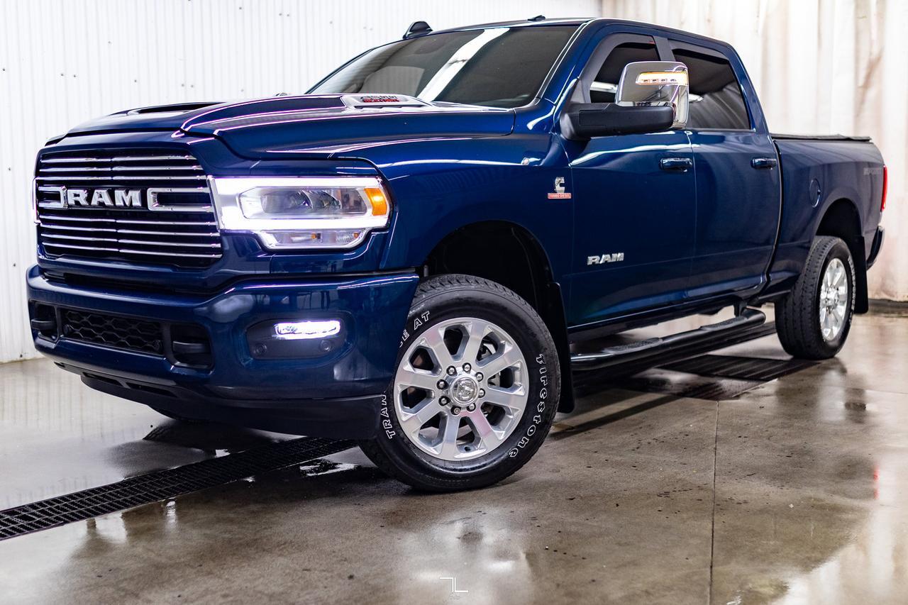 2024 Ram 3500 4x4 Crew Cab Laramie Diesel Leather Roof Nav BCam Red Deer AB