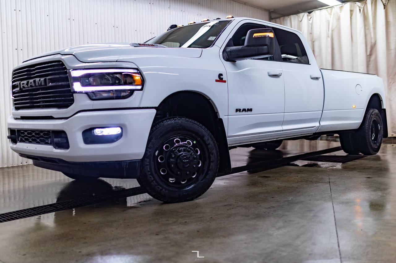 2024 Ram 3500 4x4 Crew Cab Laramie Night Edition Dually Diesel AISIN Red Deer AB