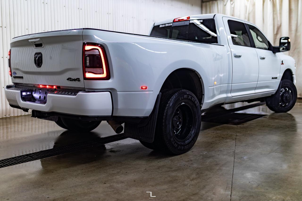 2024 Ram 3500 4x4 Crew Cab Laramie Night Edition Dually Diesel AISIN Red Deer AB
