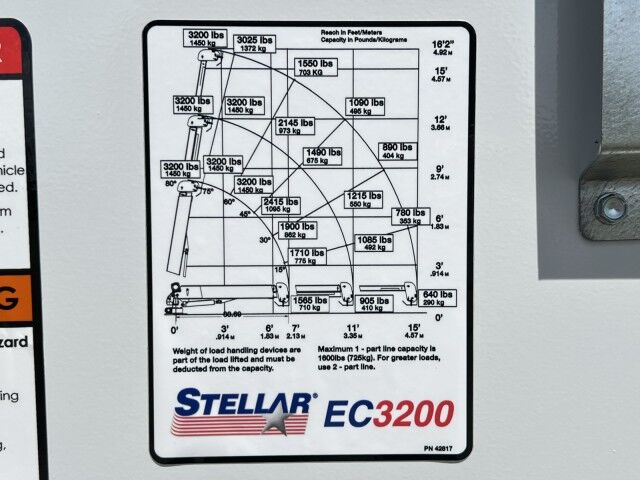 2024 Ram 3500 4x4 Utility Service Truck with Stellar Aluminum Telescopic Crane EC3 Homestead FL