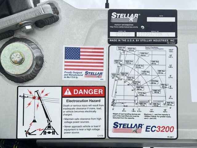 2024 Ram 3500 4x4 Utility Service Truck with Stellar Aluminum Telescopic Crane EC3 Homestead FL