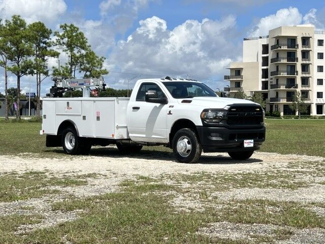 2024 Ram 3500 4x4 Utility Service Truck with Stellar Aluminum Telescopic Crane EC3200