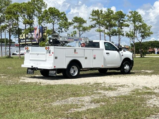 2024 Ram 3500 4x4 Utility Service Truck with Stellar Aluminum Telescopic Crane EC3200 Homestead FL