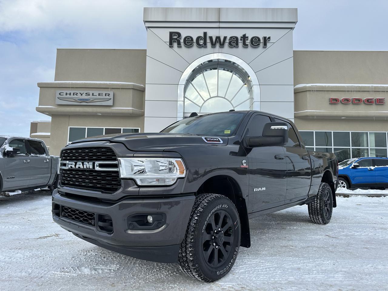 2024 Ram 3500 Big Horn Crew Cab 4x4 | Cummins Diesel | Low KMs | NAV | Heated Seats | Remote Start