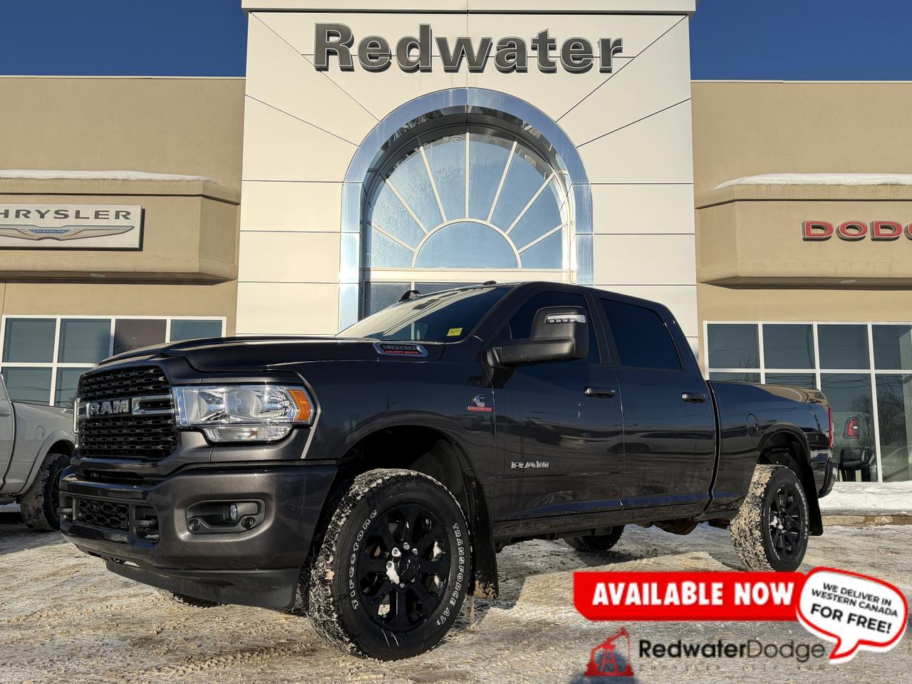 2024 Ram 3500 Big Horn Crew Cab 4x4 | Cummins Diesel | Low KMs | NAV | Heated Seats | Remote Start