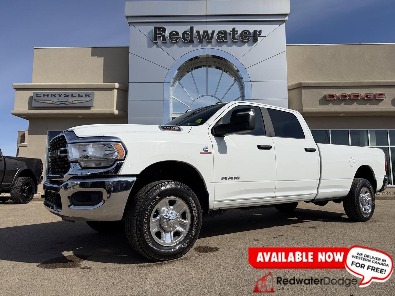 2024 Ram 3500 Big Horn Crew Cab 4x4 | Cummins Turbo Diesel | 8ft Long Box | Low KMs | Remote Start | Backup Camera