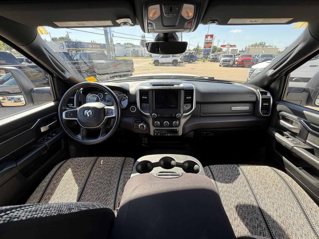 2024 Ram 3500 Big Horn Crew Cab 4x4 | HEMI V8 | 18IN Wheels | Low KMs | Diesel Grey Black Interior Redwater AB