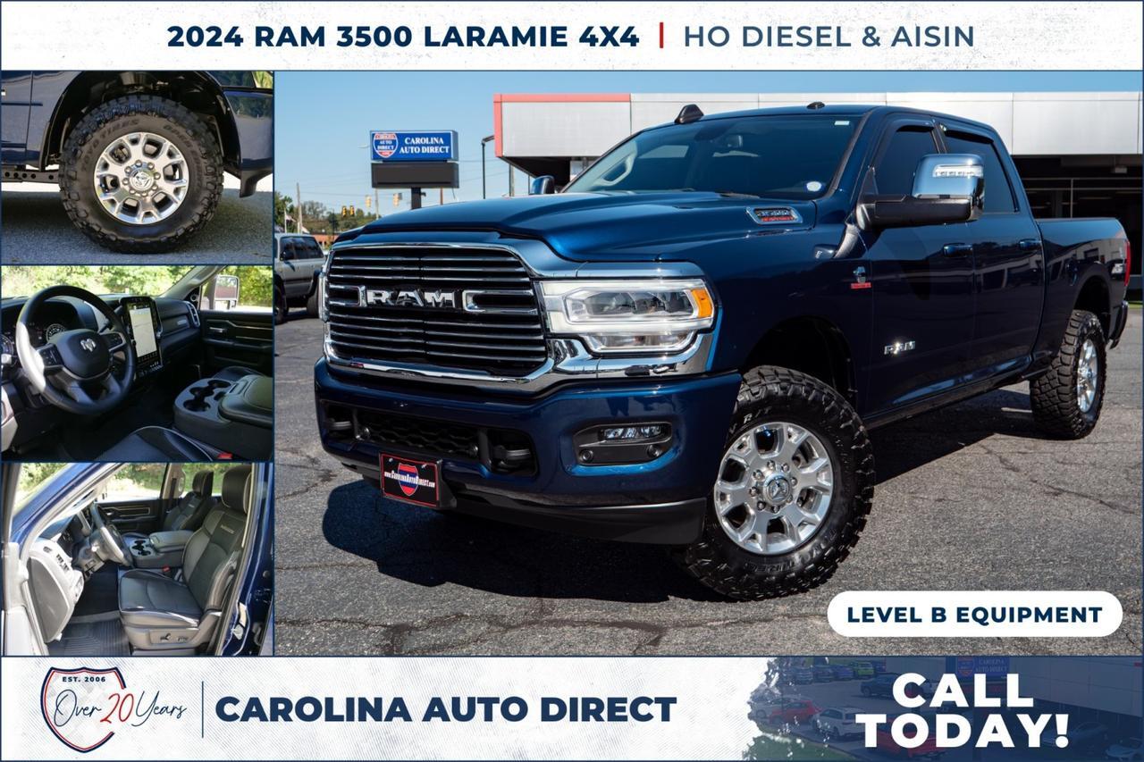 2024 Ram 3500 Laramie 4X4 / HO Diesel / AISIN / Open Country Tires