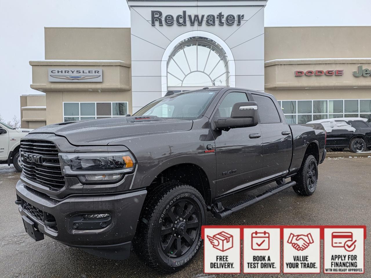 2024 Ram 3500 Laramie Crew Cab 4x4 | Low KMs | HD Towing | Premium Leather | 12IN Touchscreen | NAV