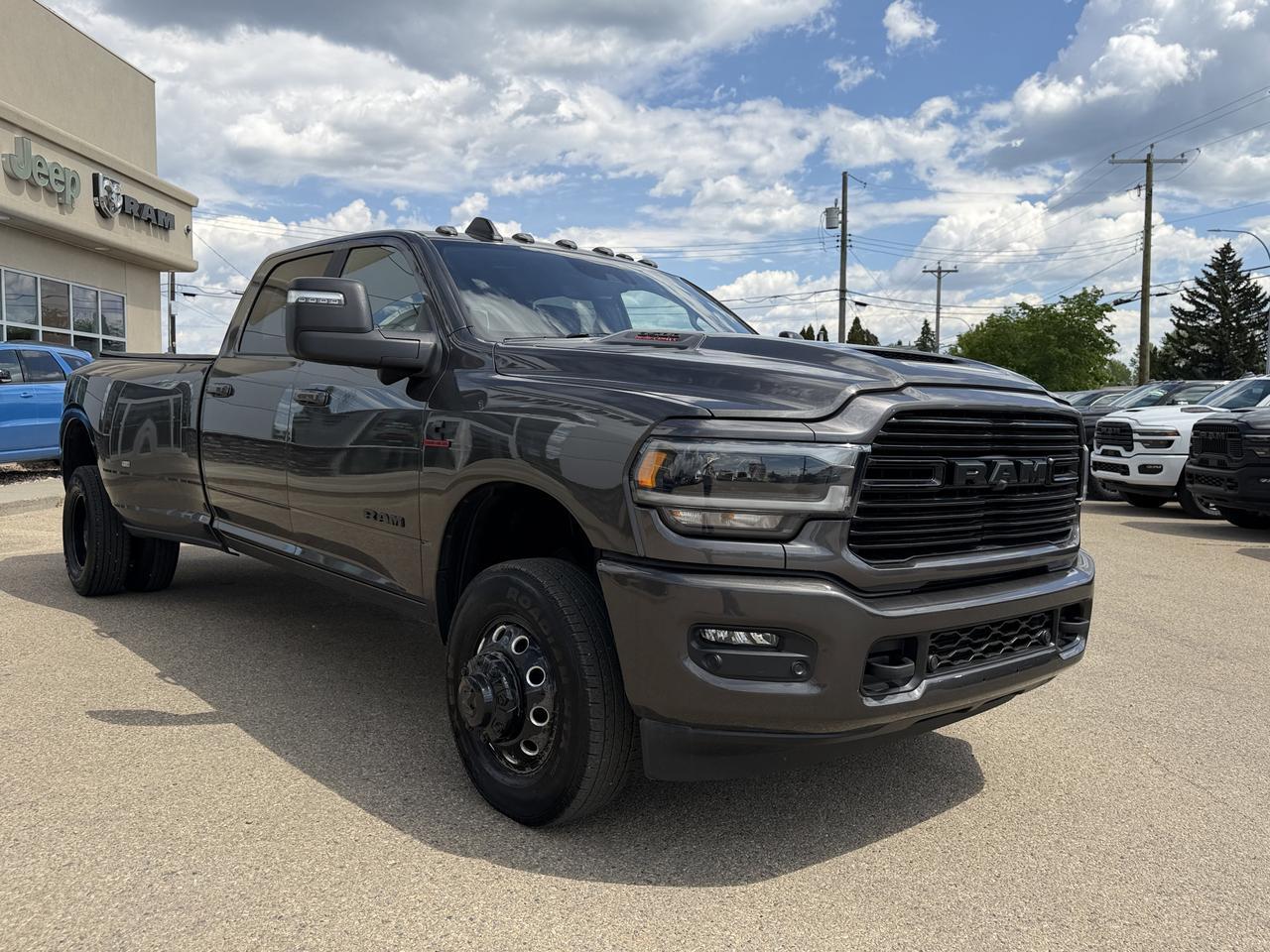 2024 Ram 3500 Laramie Crew Cab Dually 4x4 | Aisin | 4.10 Rear End | Tow Tech | Safety Group | Sun Roof | Level B Redwater AB