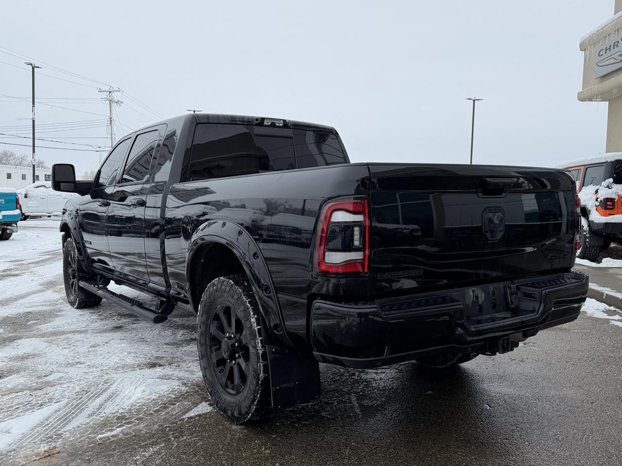 2024 Ram 3500 Laramie Mega Cab | Cummins HO Diesel |  Night Edition | 12IN Touchscreen | NAV | Harman Kardon Sound Redwater AB
