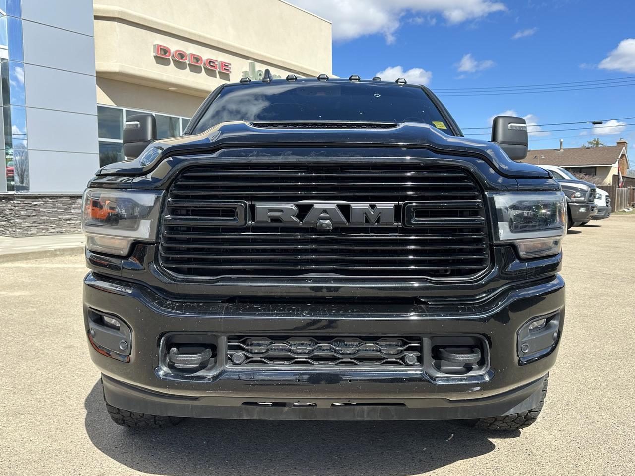 2024 Ram 3500 Laramie Mega Cab | Cummins HO Diesel |  Night Edition | 12IN Touchscreen | NAV | Harman Kardon Sound Redwater AB
