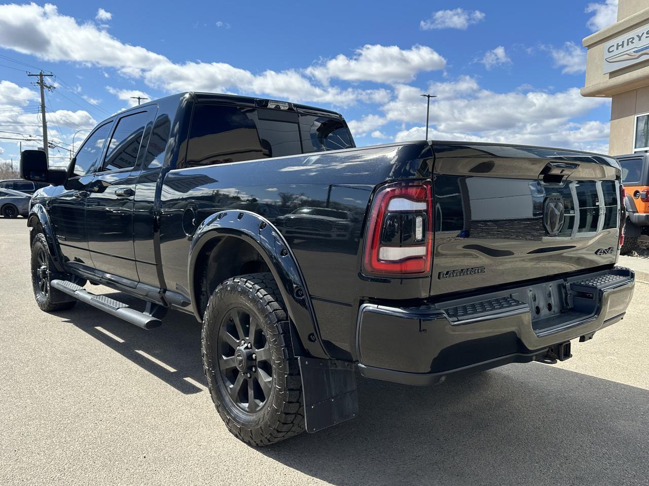 2024 Ram 3500 Laramie Mega Cab | Cummins HO Diesel |  Night Edition | 12IN Touchscreen | NAV | Harman Kardon Sound Redwater AB