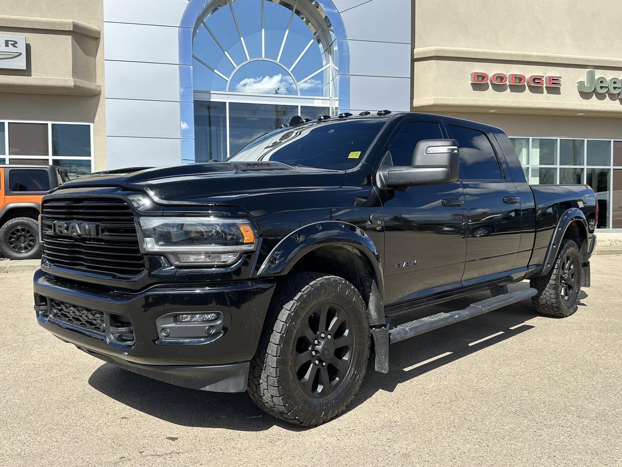 2024 Ram 3500 Laramie Mega Cab | Cummins HO Diesel |  Night Edition | 12IN Touchscreen | NAV | Harman Kardon Sound Redwater AB