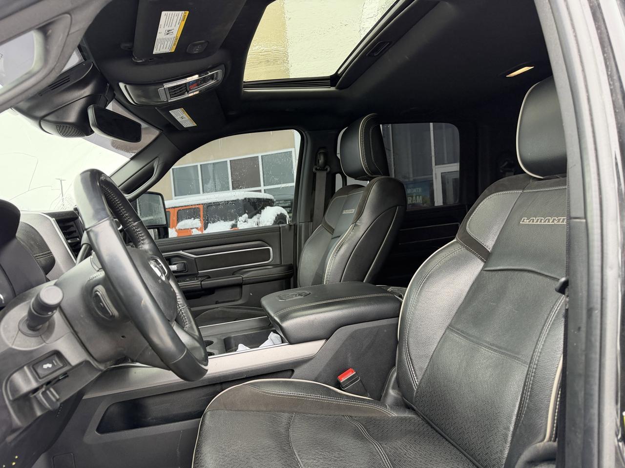 2024 Ram 3500 Laramie Mega Cab | Cummins HO Diesel |  Night Edition | 12IN Touchscreen | NAV | Harman Kardon Sound Redwater AB