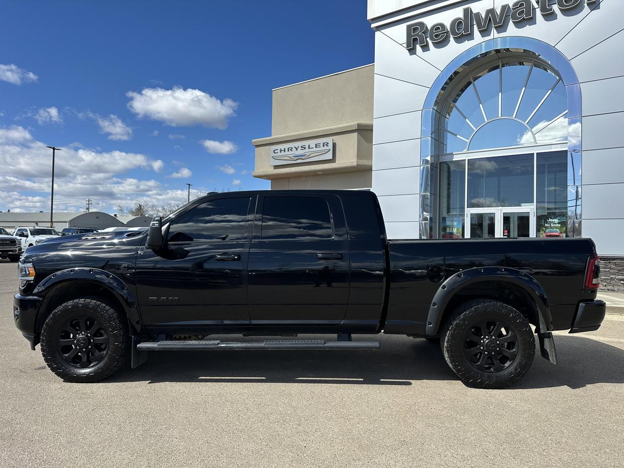 2024 Ram 3500 Laramie Mega Cab | Cummins HO Diesel |  Night Edition | 12IN Touchscreen | NAV | Harman Kardon Sound Redwater AB